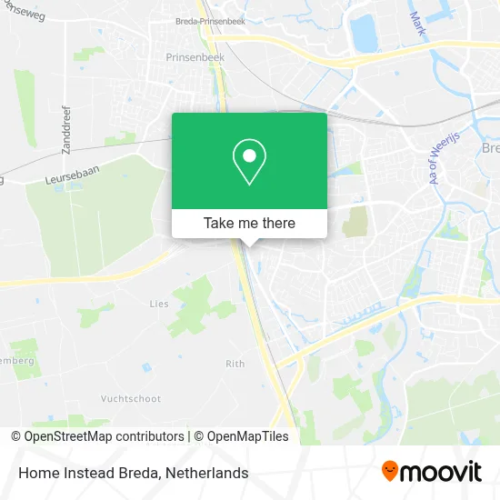 Home Instead Breda map