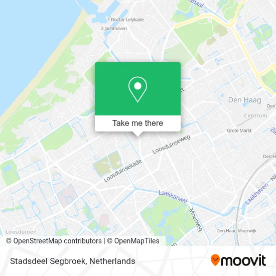 Stadsdeel Segbroek map