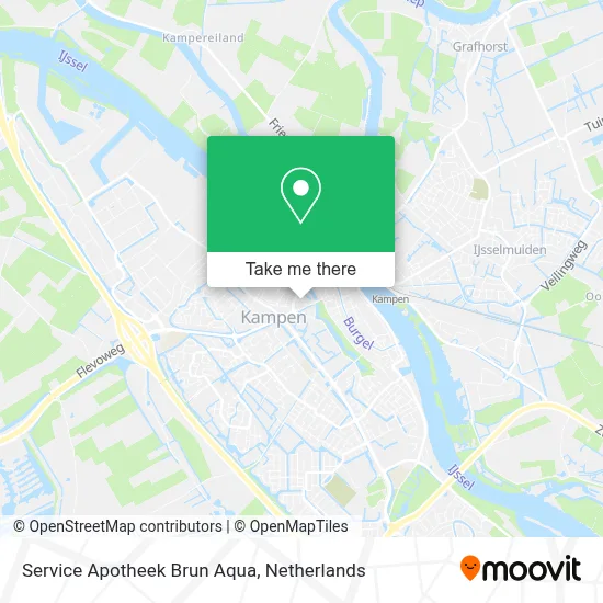 Service Apotheek Brun Aqua map