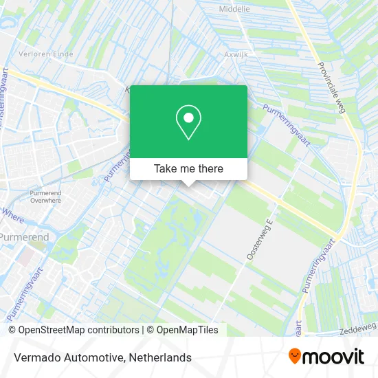 Vermado Automotive map