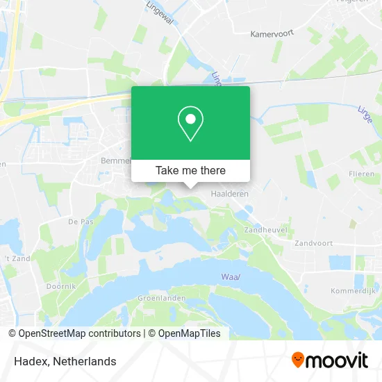Hadex map