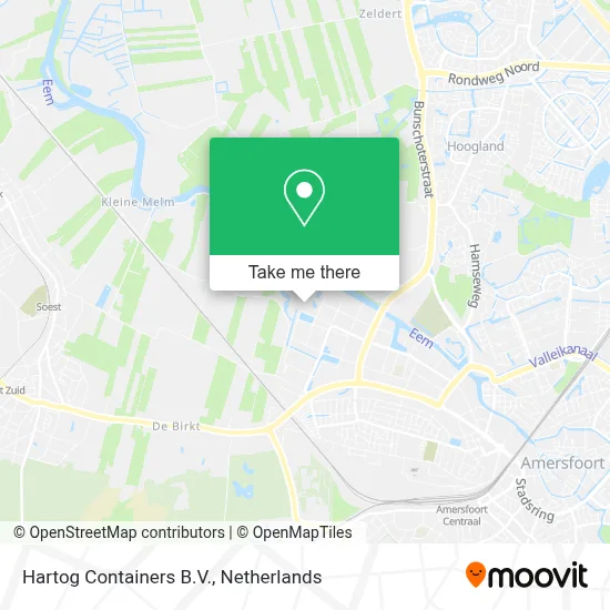 Hartog Containers B.V. Karte