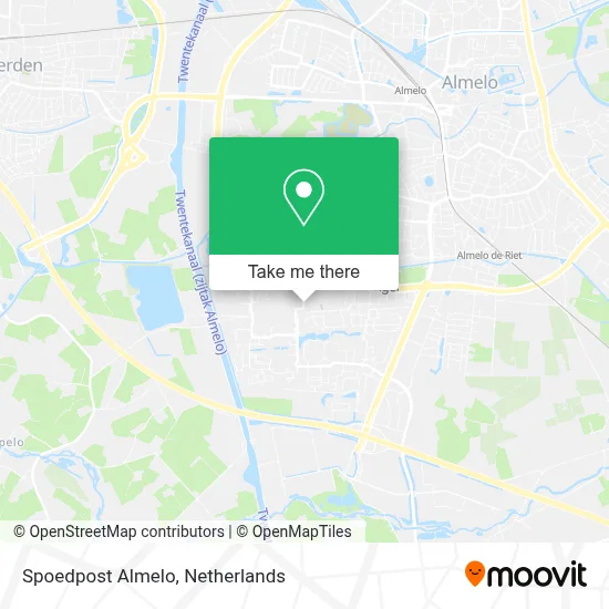Spoedpost Almelo map
