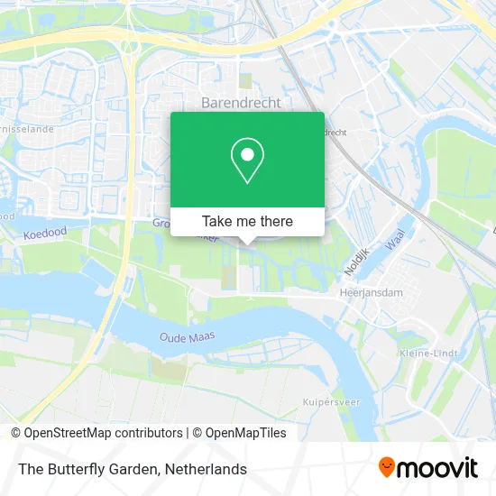 De Vlindertuin Karte
