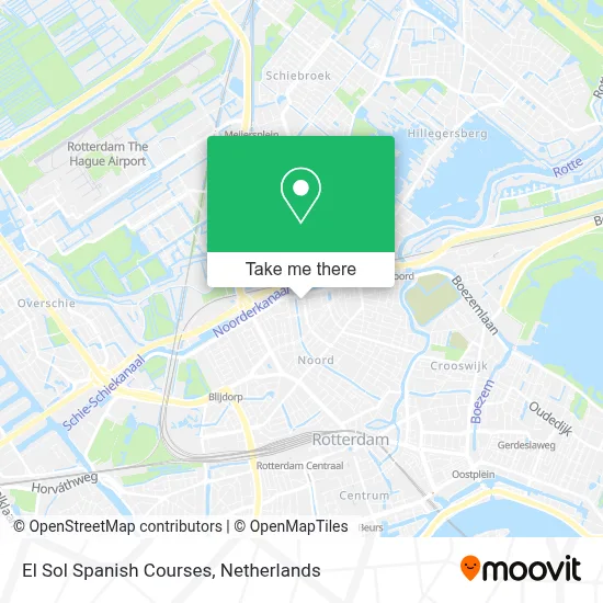 El Sol Spanish Courses map