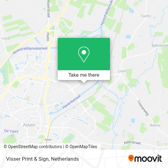 Visser Print & Sign map