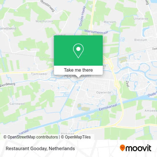 Restaurant Gooday map