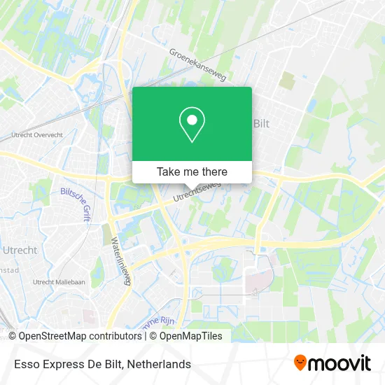 Esso Express De Bilt map