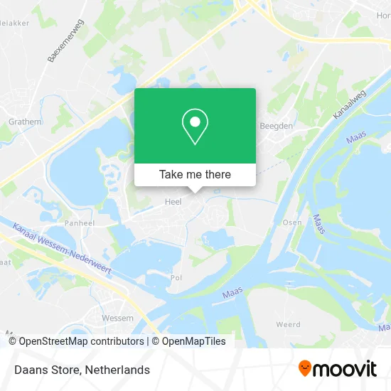 Daans Store map
