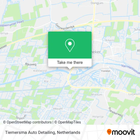 Tiemersma Auto Detailing map