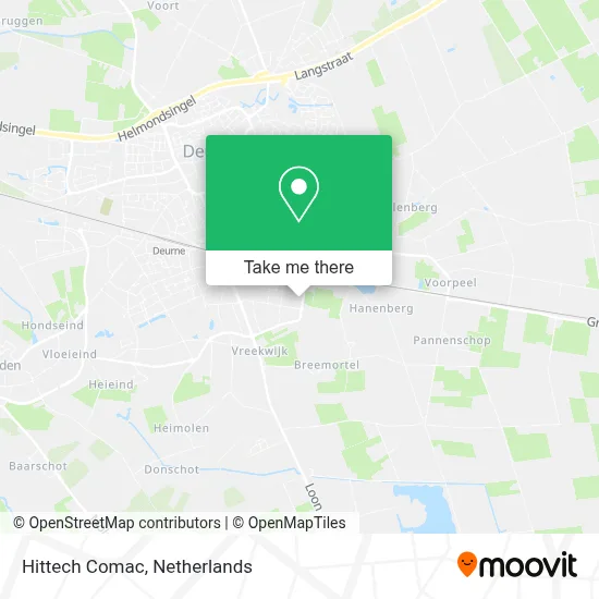 Hittech Comac map