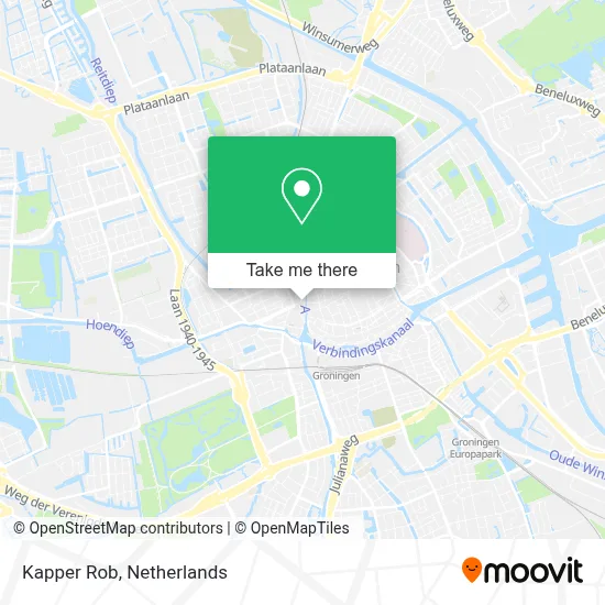 Kapper Rob map