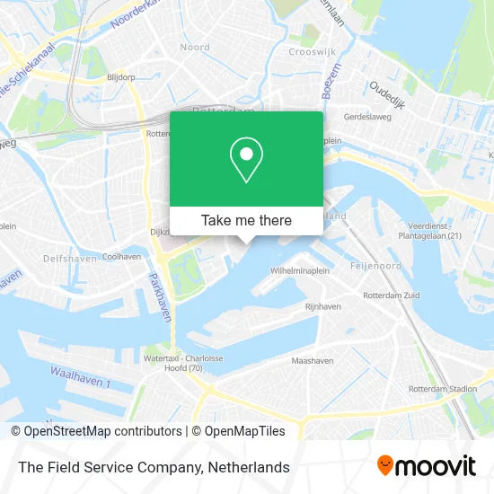 The Field Service Company map