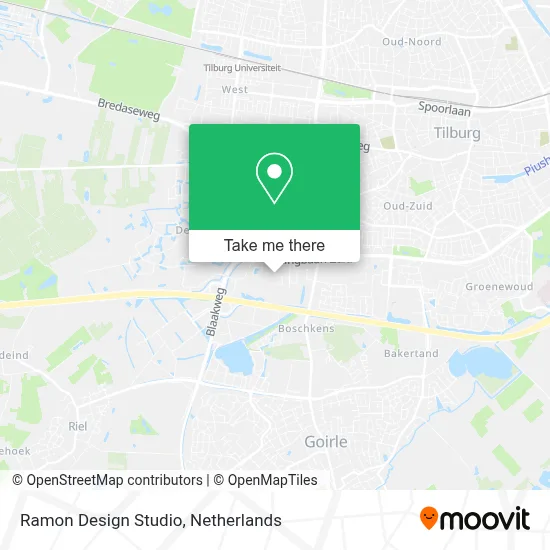 Ramon Design Studio map