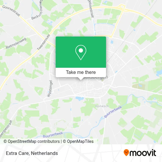 Extra Care map
