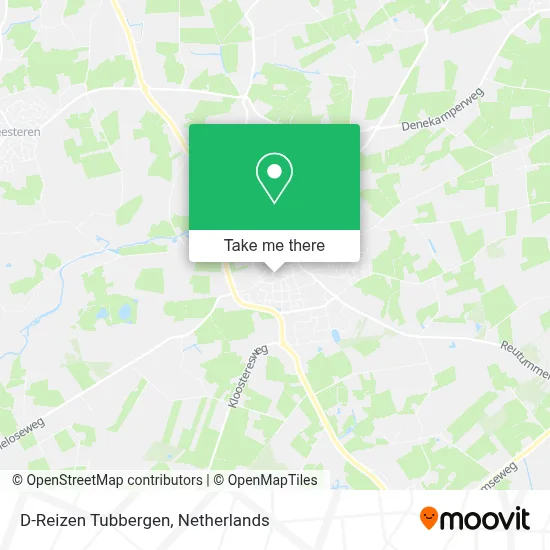 D-Reizen Tubbergen map