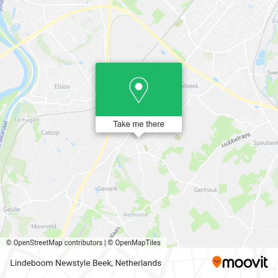 Lindeboom Newstyle Beek map