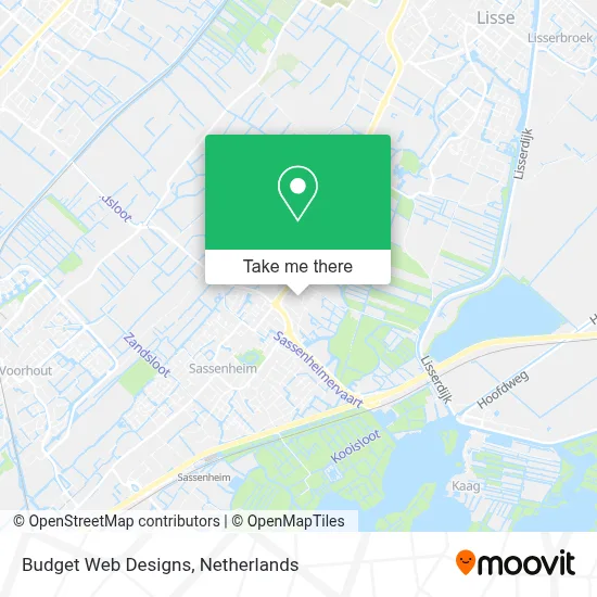 Budget Web Designs Karte