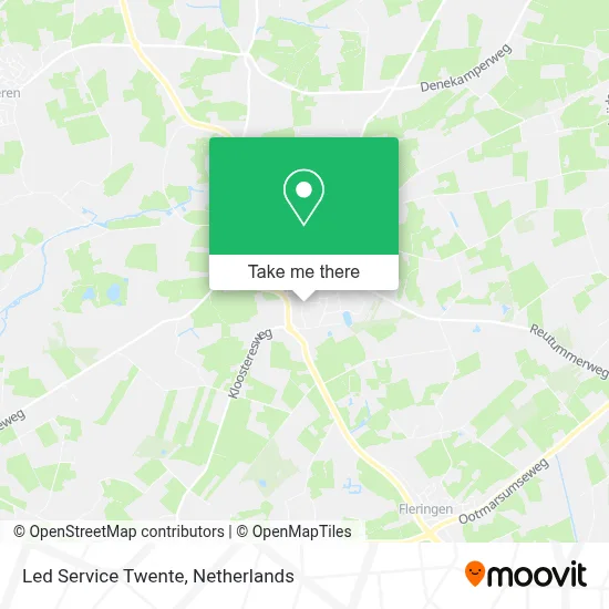 Led Service Twente map