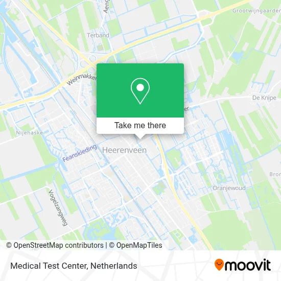Medical Test Center map