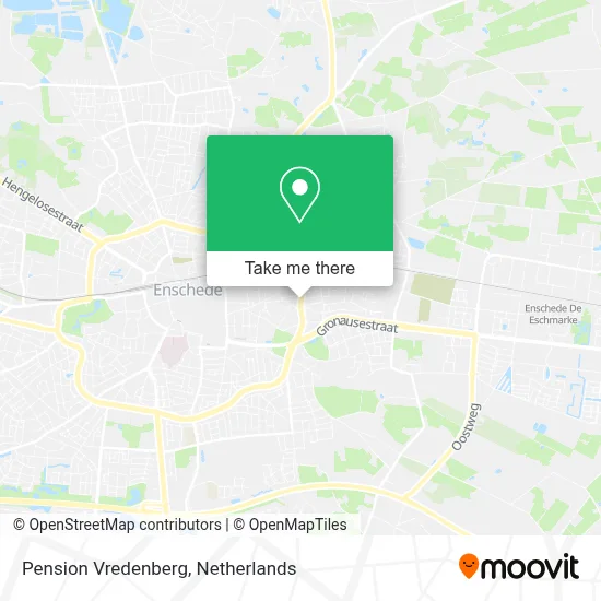 Pension Vredenberg map