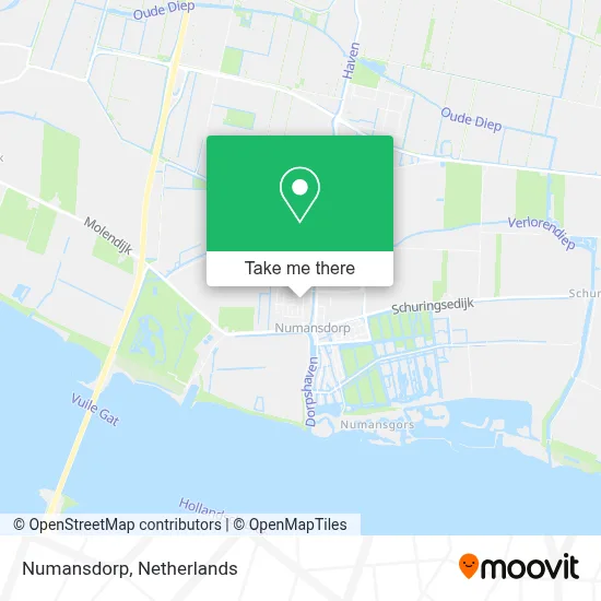 Numansdorp map