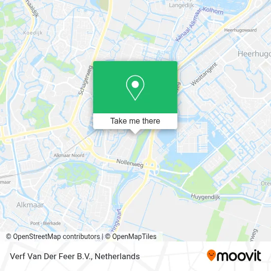 Verf Van Der Feer B.V. map