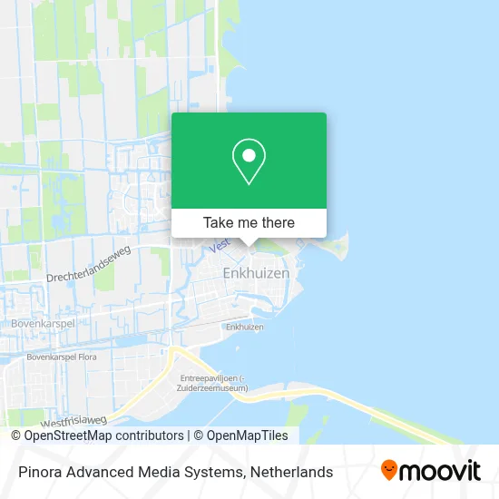 Pinora Advanced Media Systems map