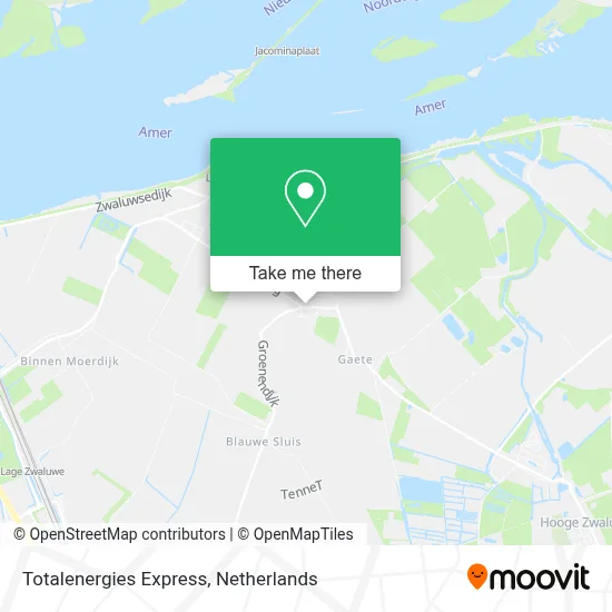 Totalenergies Express map