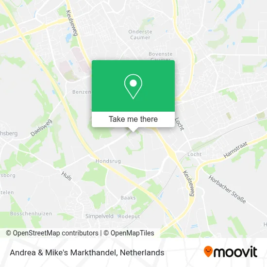 Andrea & Mike's Markthandel map