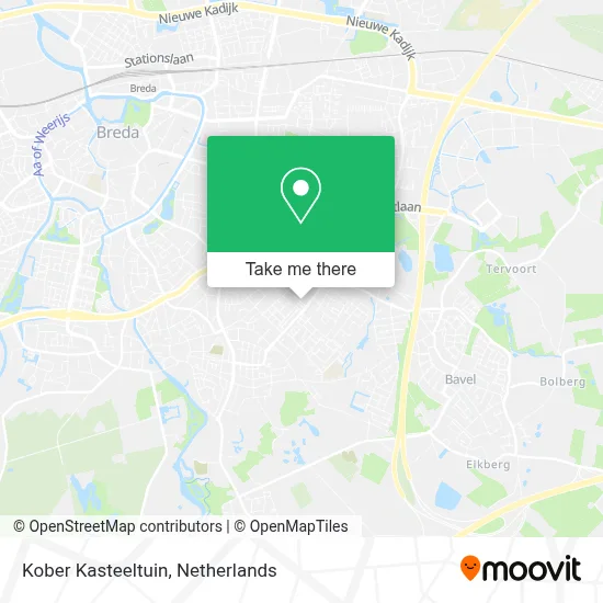 Kober Kasteeltuin map