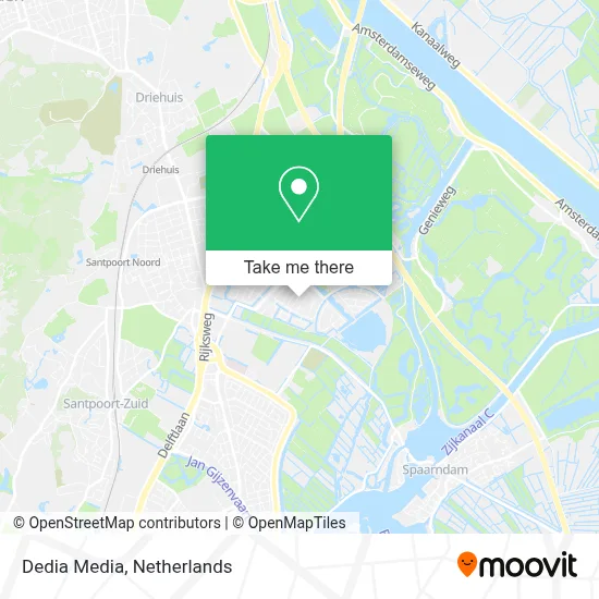 Dedia Media map