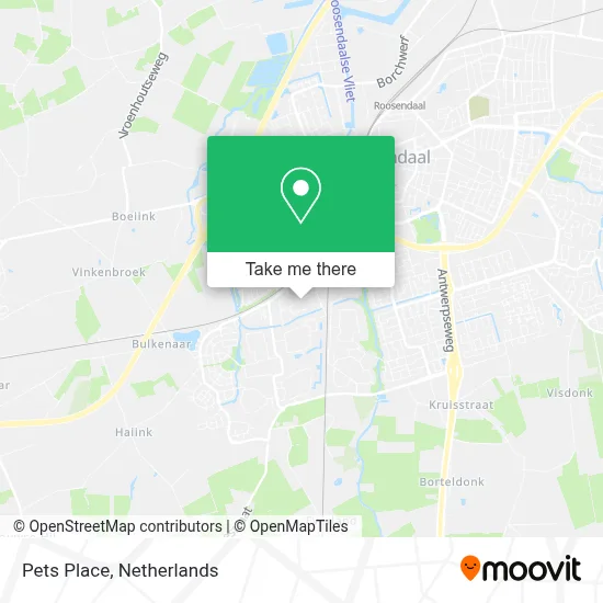 Pets Place map