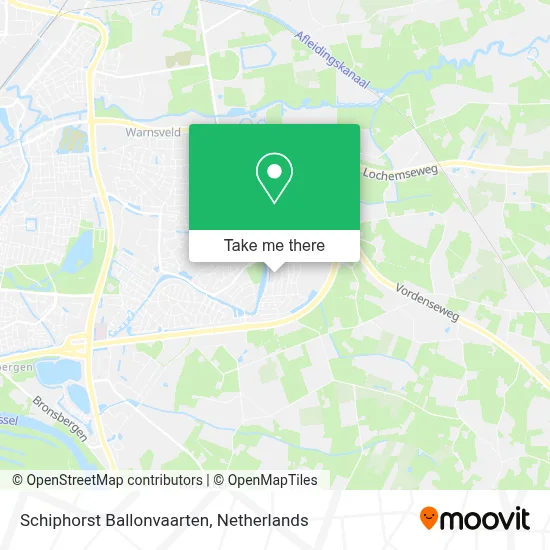 Schiphorst Ballonvaarten map