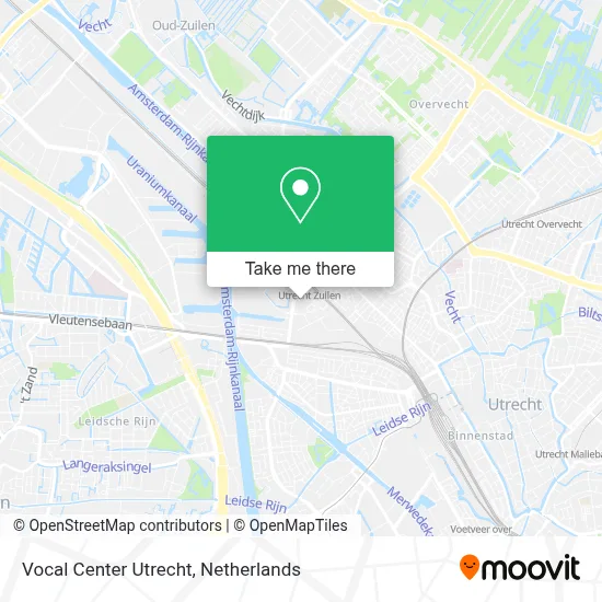 Vocal Center Utrecht map