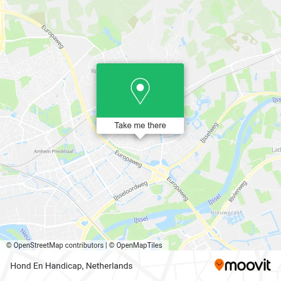 Hond En Handicap map