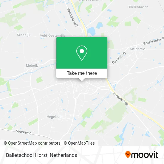 Balletschool Horst map