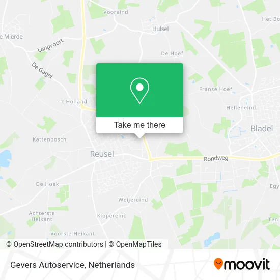 Gevers Autoservice map