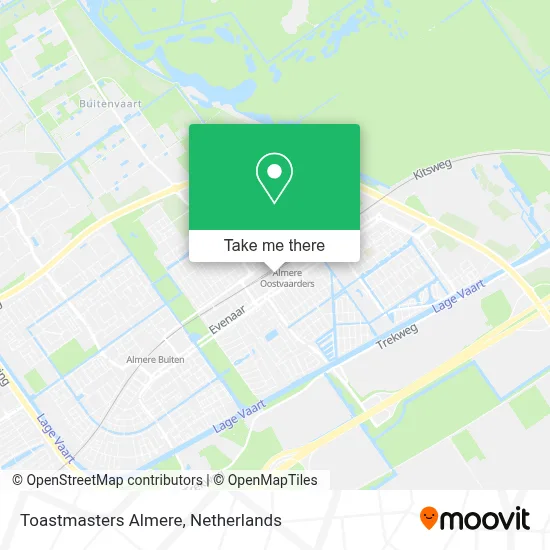 Toastmasters Almere map