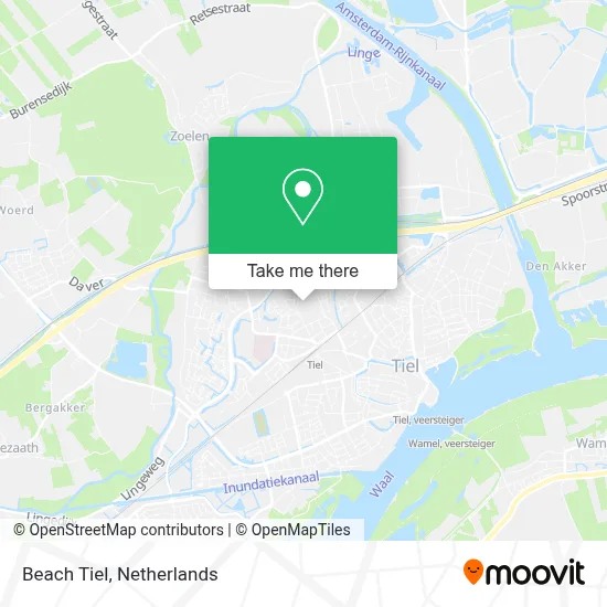 Beach Tiel map