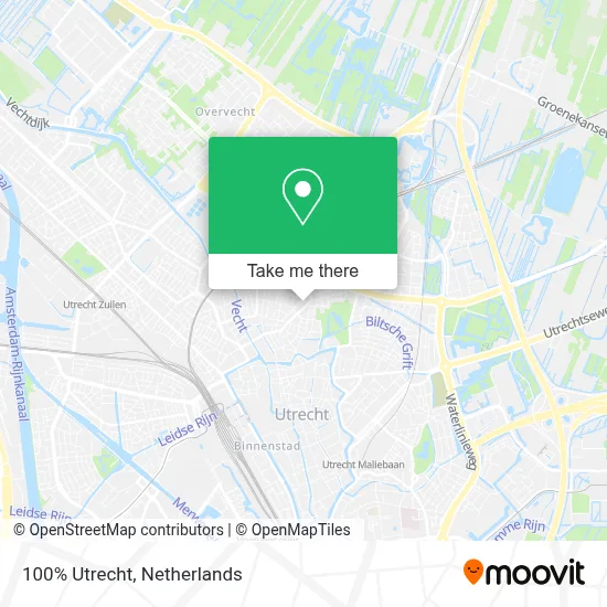 100% Utrecht map
