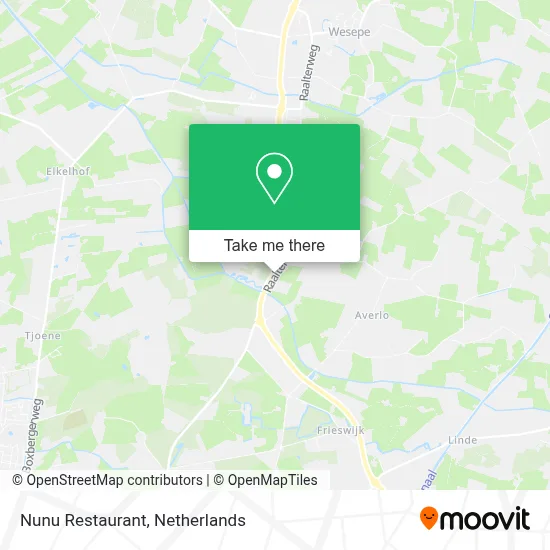 Nunu Restaurant map