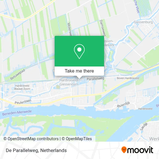 De Parallelweg Karte