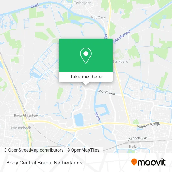 Body Central Breda map