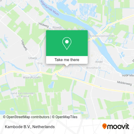 Kambode B.V. map