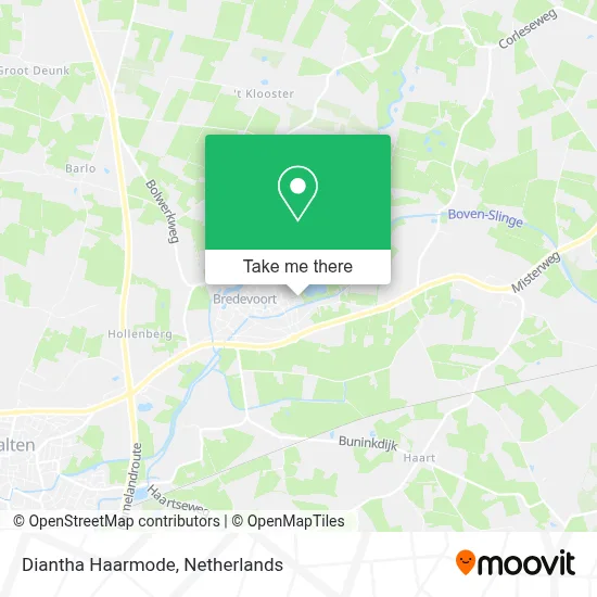 Diantha Haarmode map