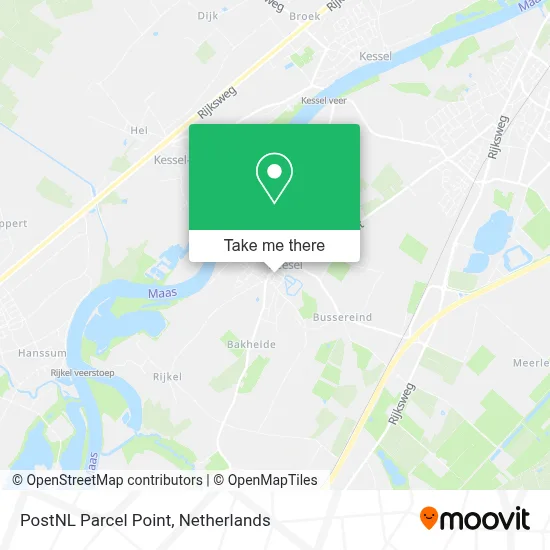 Postnl Pakketpunt map