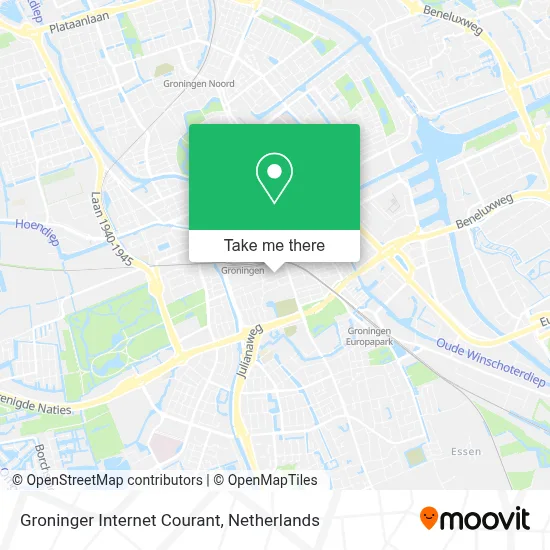 Groninger Internet Courant map
