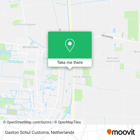 Gaston Schul Customs map