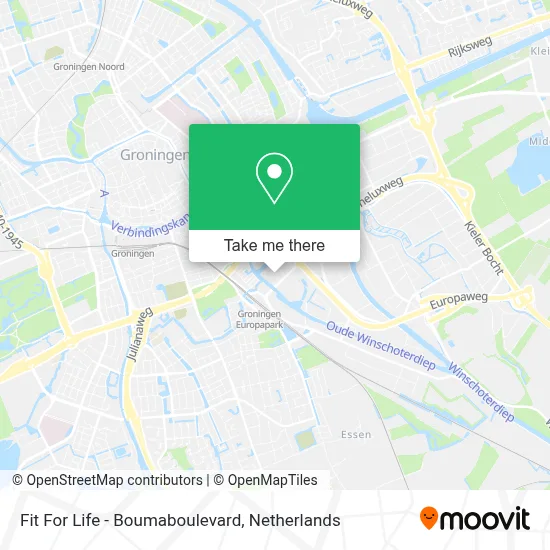 Fit For Life - Boumaboulevard map